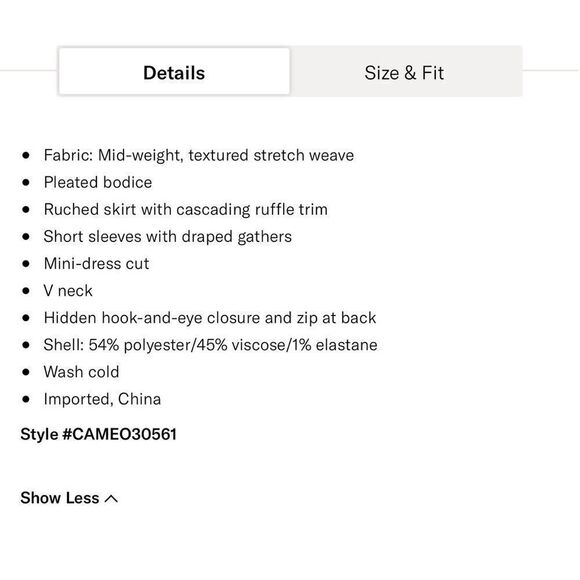 C/Meo Collective Soaked Short Sleeve Dress - Picture 9 of 13